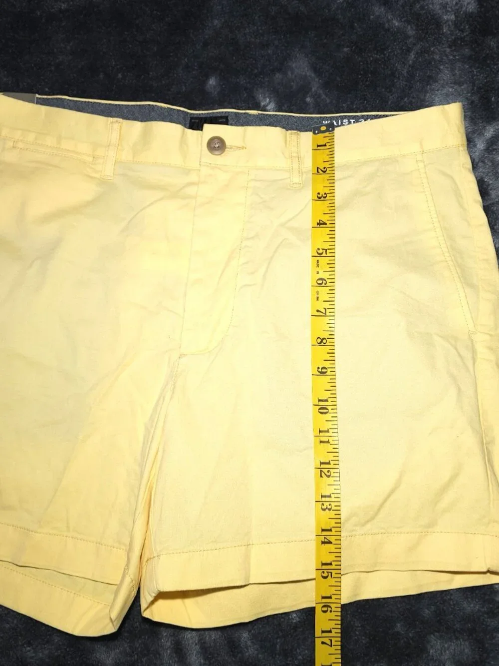 NWT J Crew Yellow 34 Shorts 5” Inseam Cotton Resort Beach Golf Work Reimagined